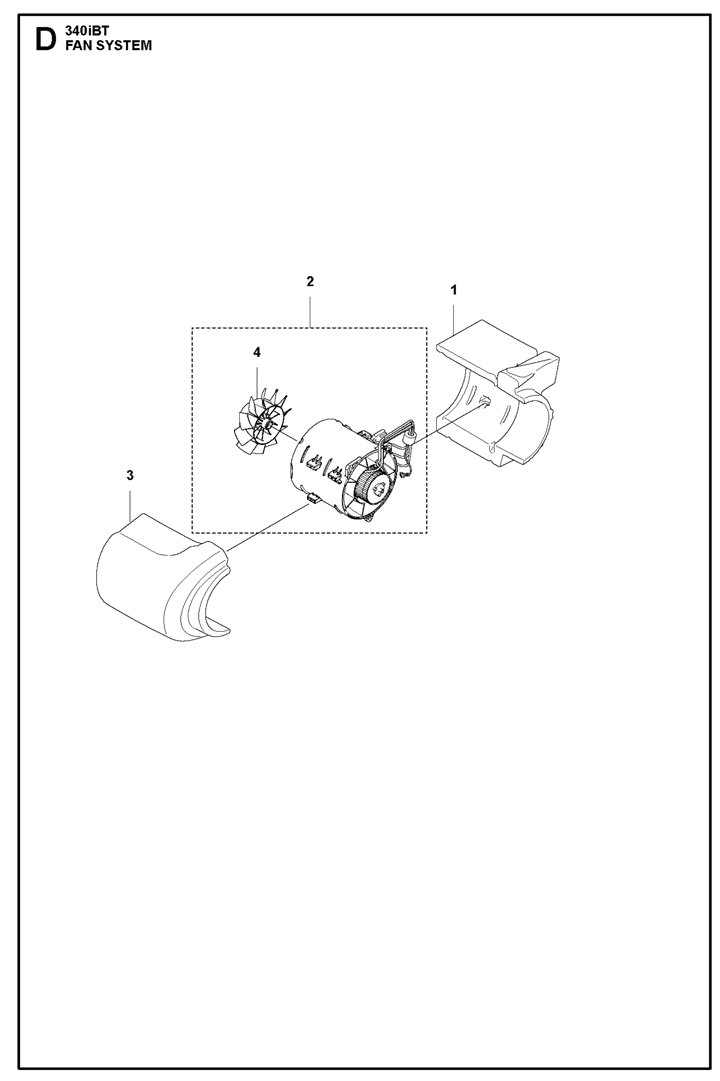 Husq 340ibt-9 Fan