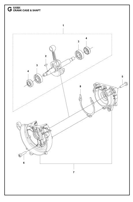 525bx-25 Crank