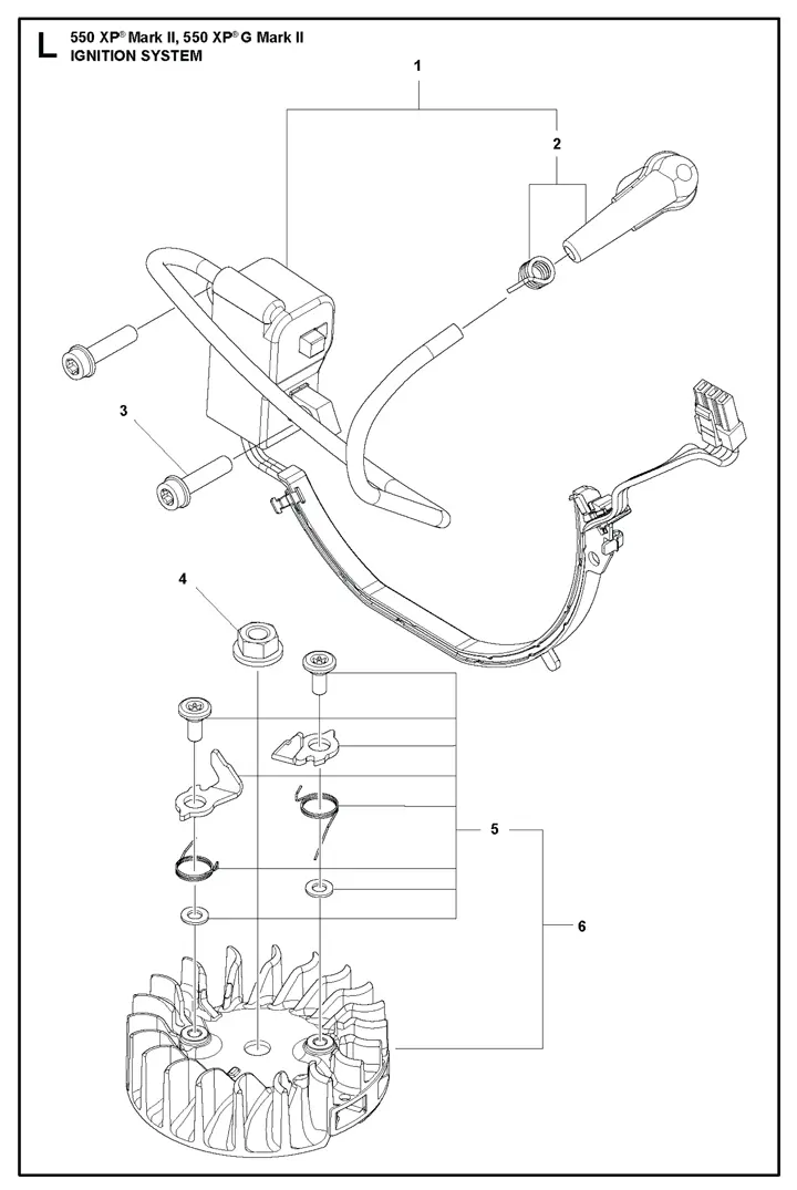 Husqvarna 550XPGii - Ignition System