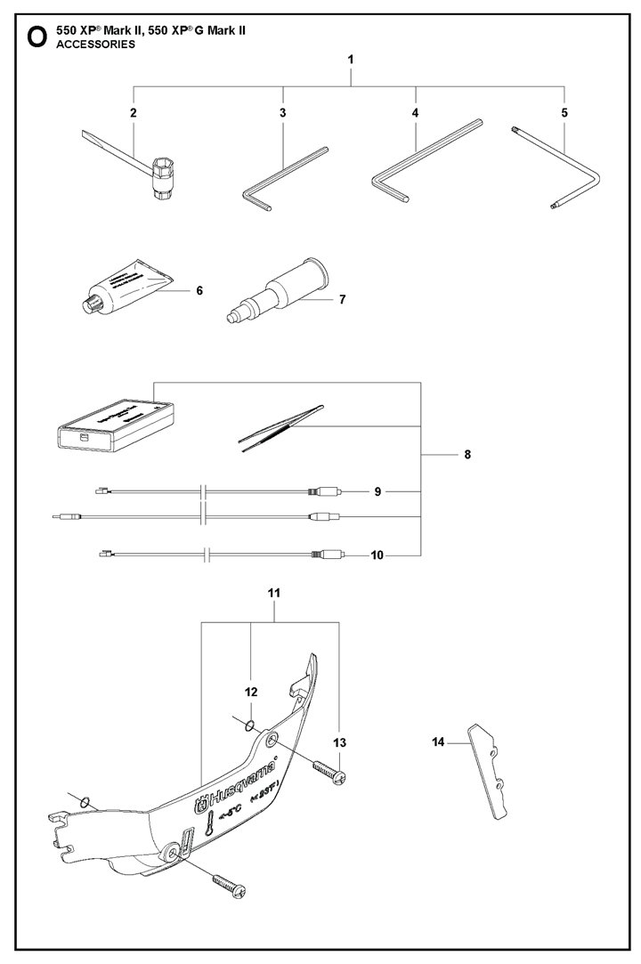 Husqvarna 550XPGii - Accessories