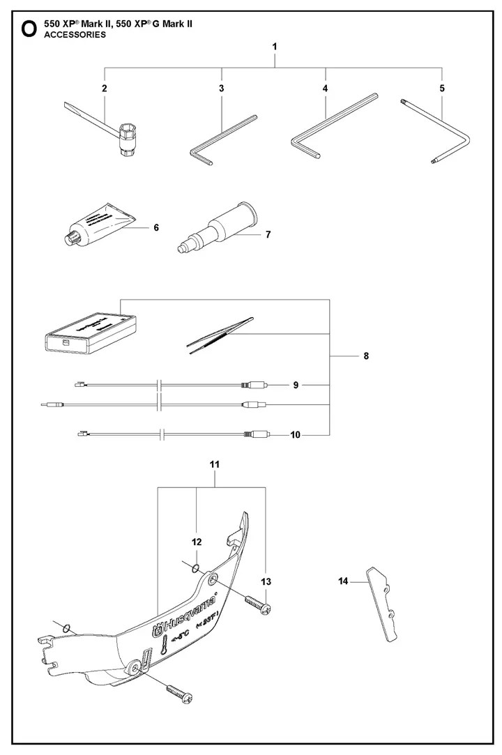 Husqvarna 550XPGii - Accessories