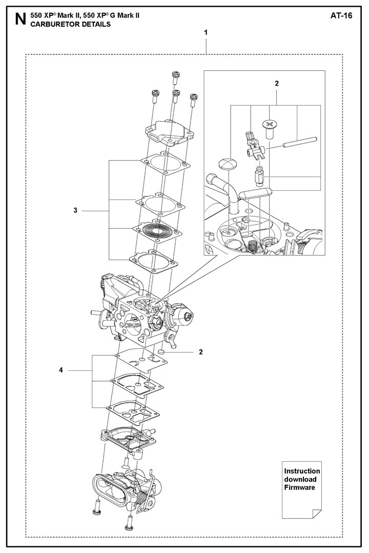 Husqvarna 550XPGii - Carburetor Details