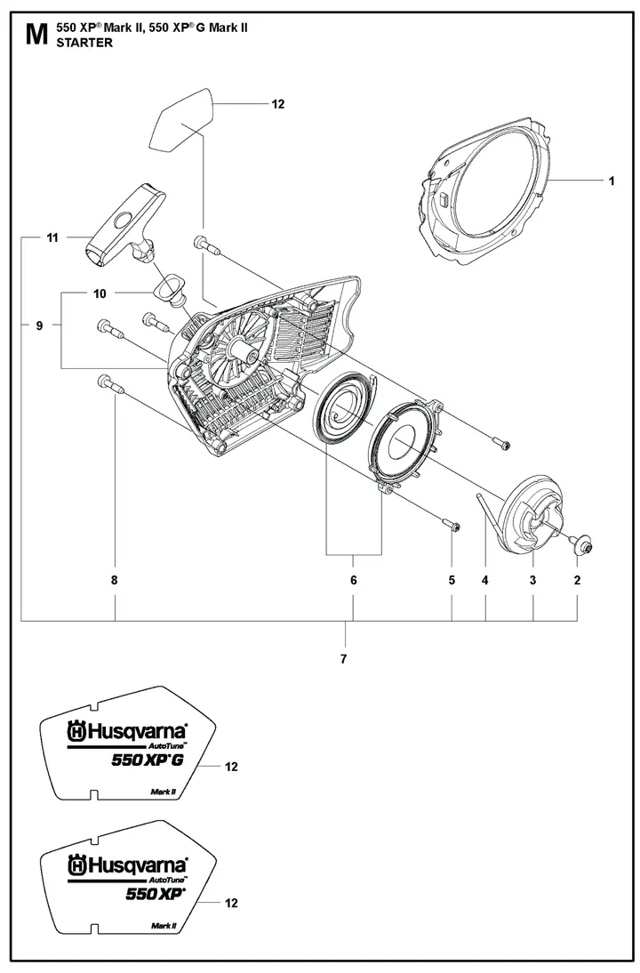 550xpgii-5 Husqvarna 550XPGii - Starter