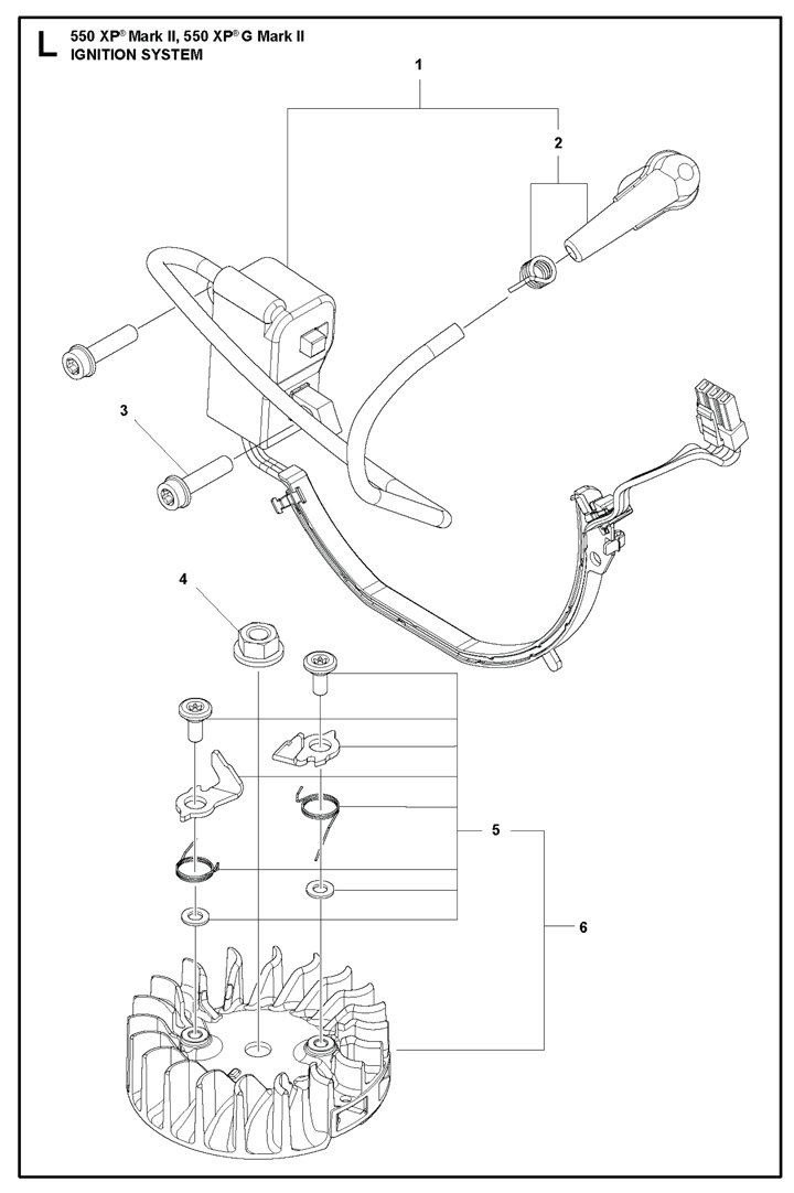 Husqvarna 550XPii - Ignition System