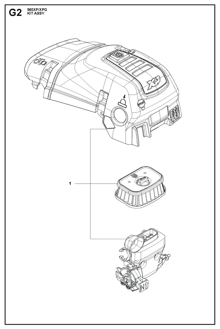 Husqvarna 560XPG - Kit Assy