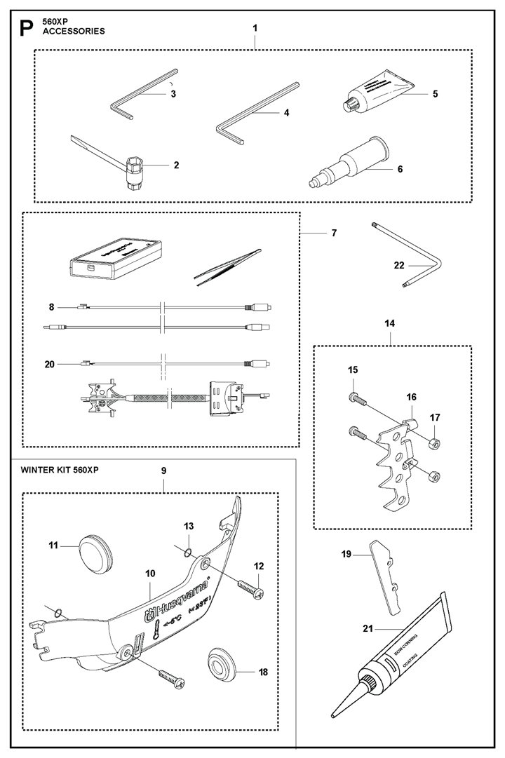 Husqvarna 560XPG - Accessories