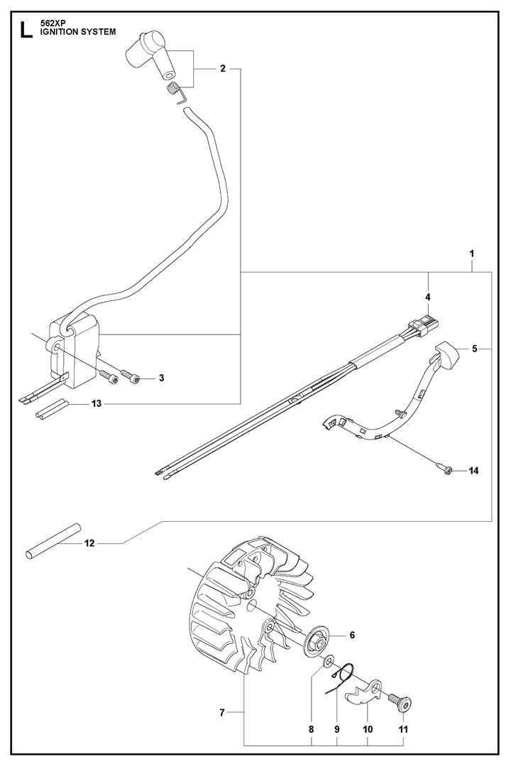 562xp-19 Husqvarna 562XP - Ignition System
