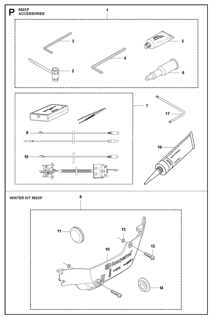 Husqvarna 562XP - Accessories