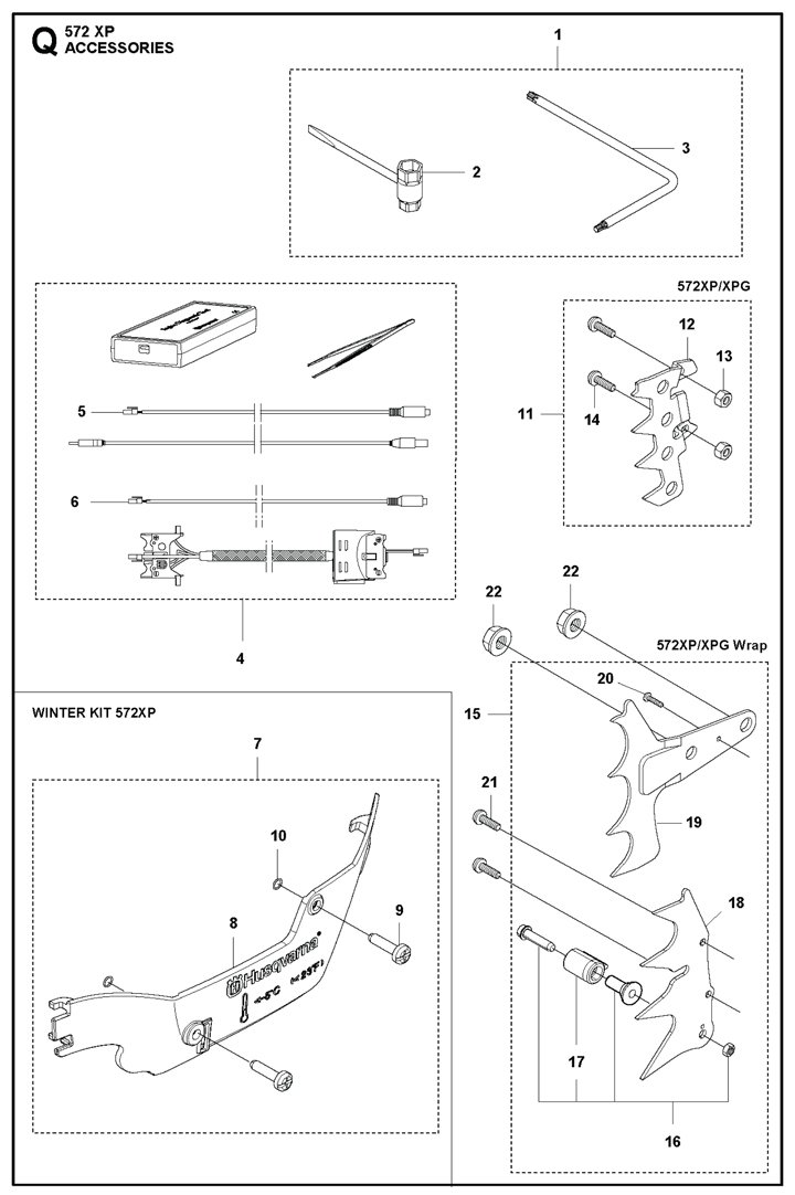 572xp-37 Husqvarna 572XP - Accessories