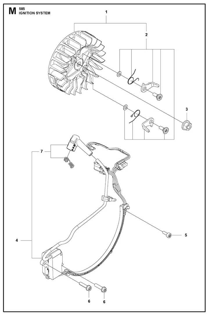 585-23 Husqvarna 585 - Ignition System