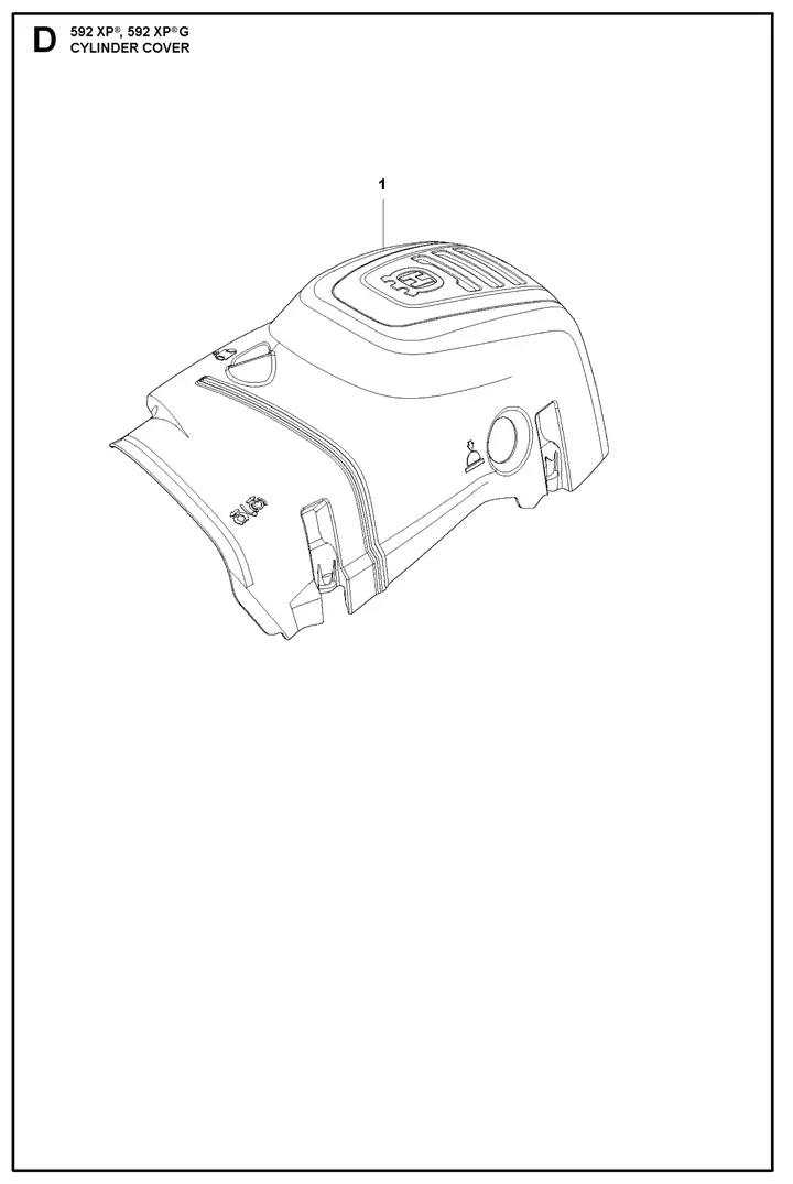 Husqvarna 592XP - Cylinder Cover