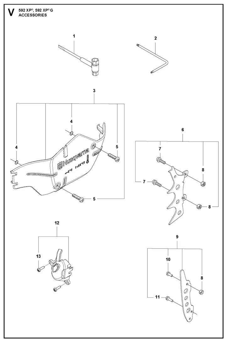 592xp-21 Husqvarna 592XP - Accessories