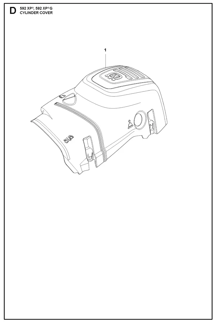 Husqvarna 592XPG - Cylinder Cover