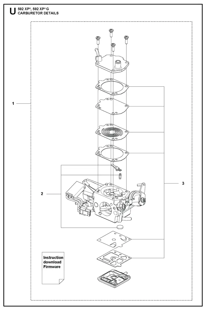 Husqvarna 592XPG - Carburetor Details
