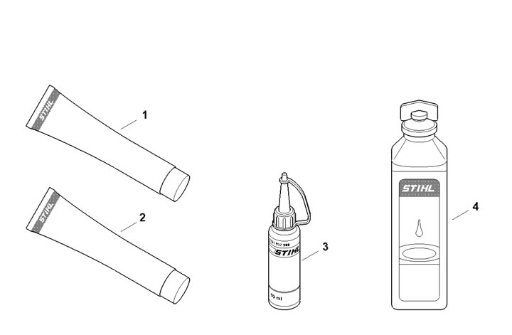 Stihl FS490 C-EM - Miscellaneous lubricants and greases Spare