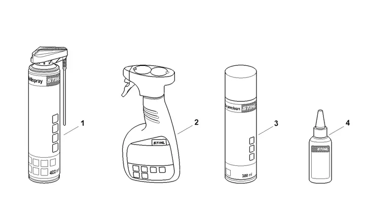 Stihl FS490 C-EM - Cleaning products