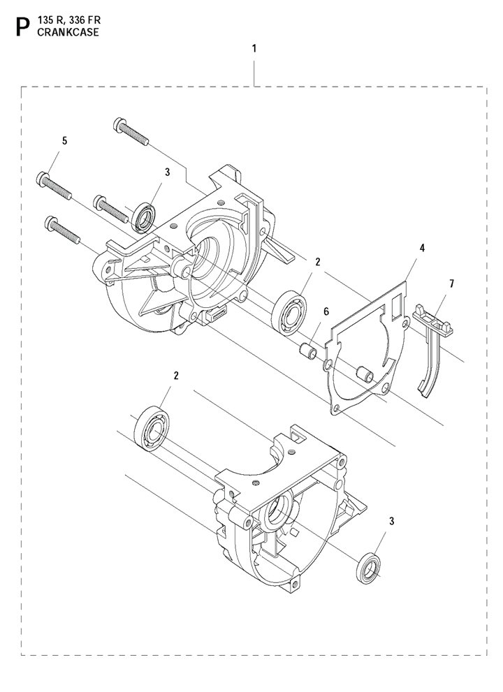 135r-23 crankcase