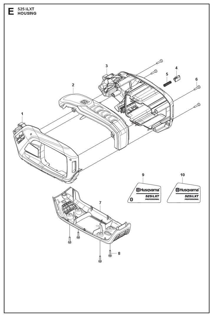 525ilxt-9 Housing