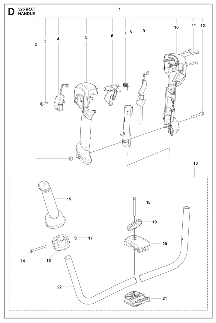 525irxt-5 Handle