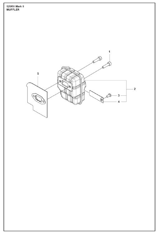 525rxii-37 muffler