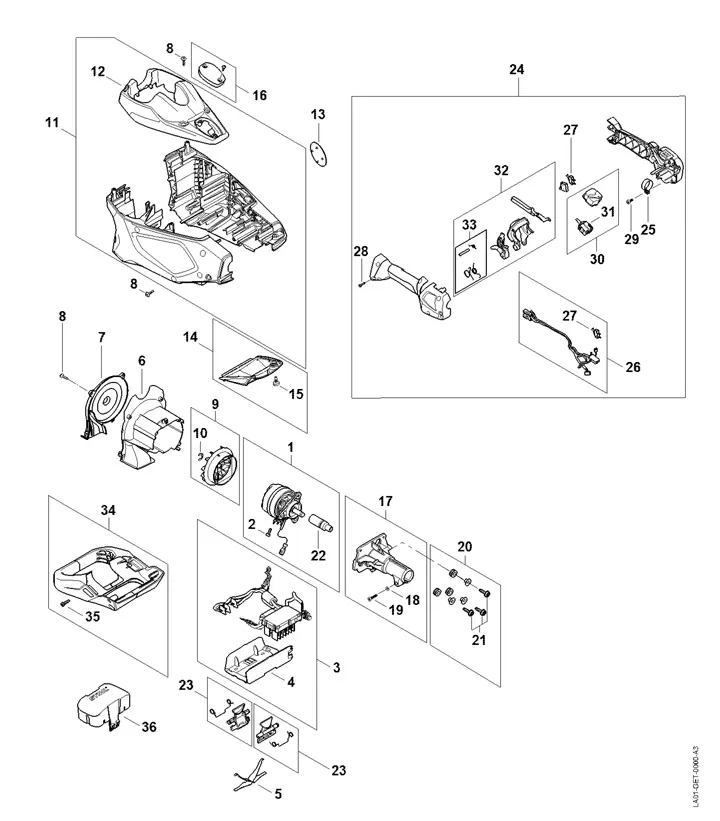 90744774132 PAN HEAD SELF TAPPING | Lawn & turfcare machinery parts