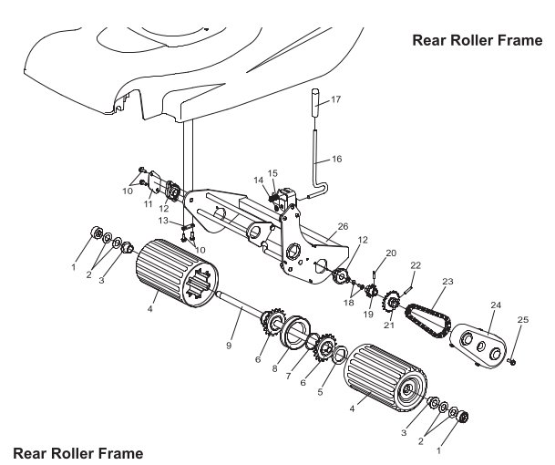 Rear Roller