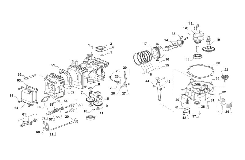 Engine – Piston, Crankshaft
